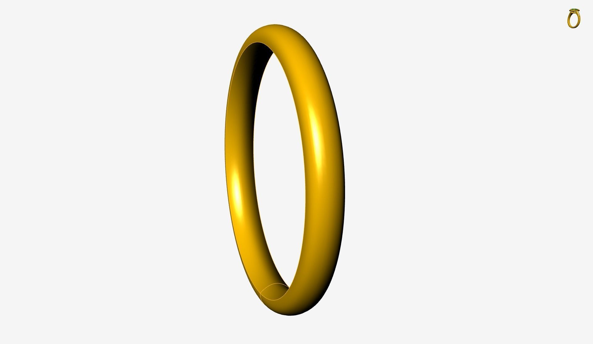 comfort plain band 4 sizes stl verified 3D print model_49
