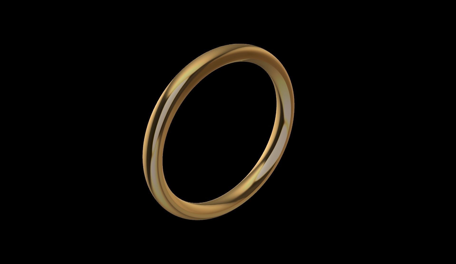 comfort plain band 4 sizes stl verified 3D print model_8