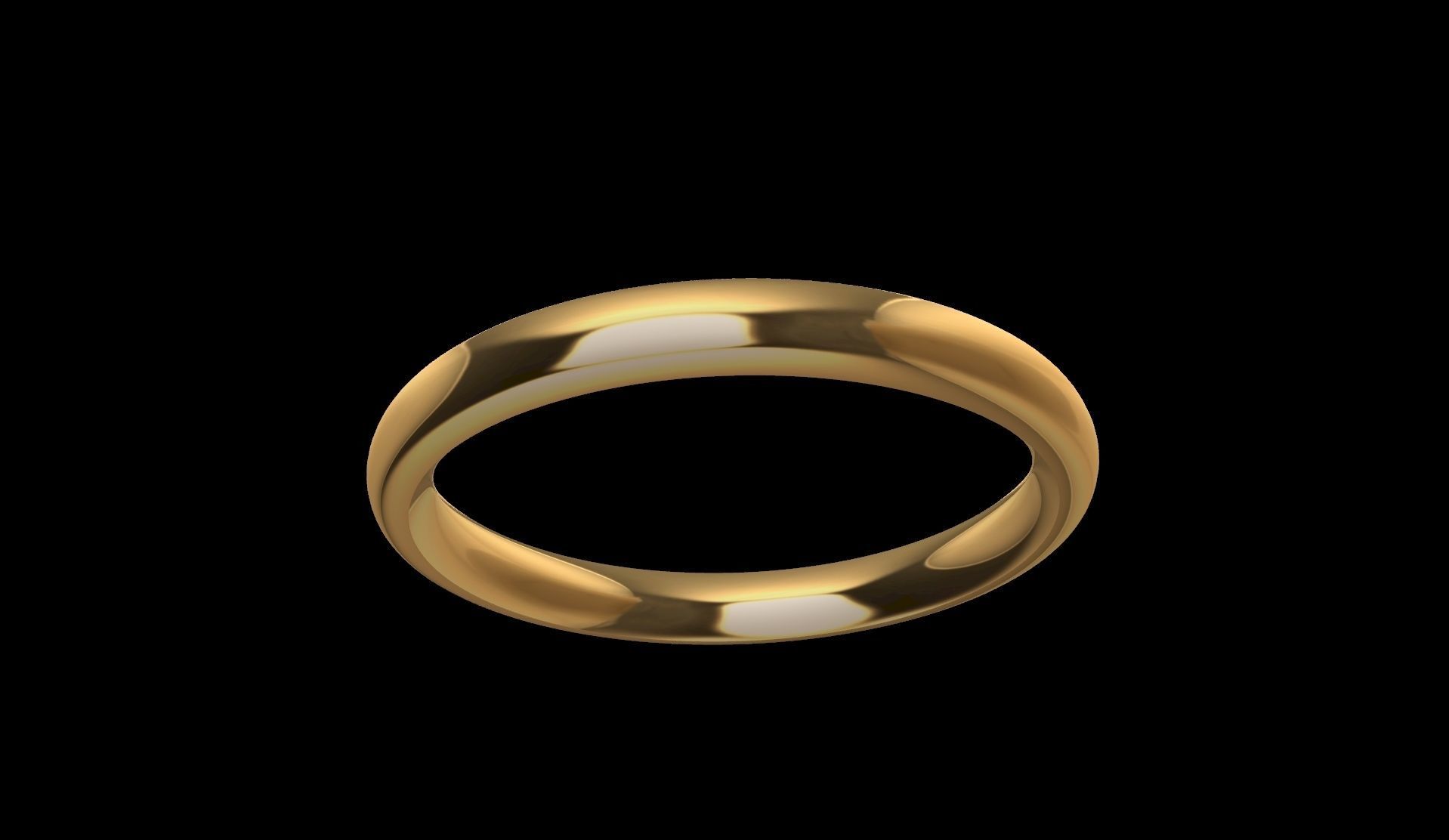 comfort plain band 4 sizes stl verified 3D print model_16