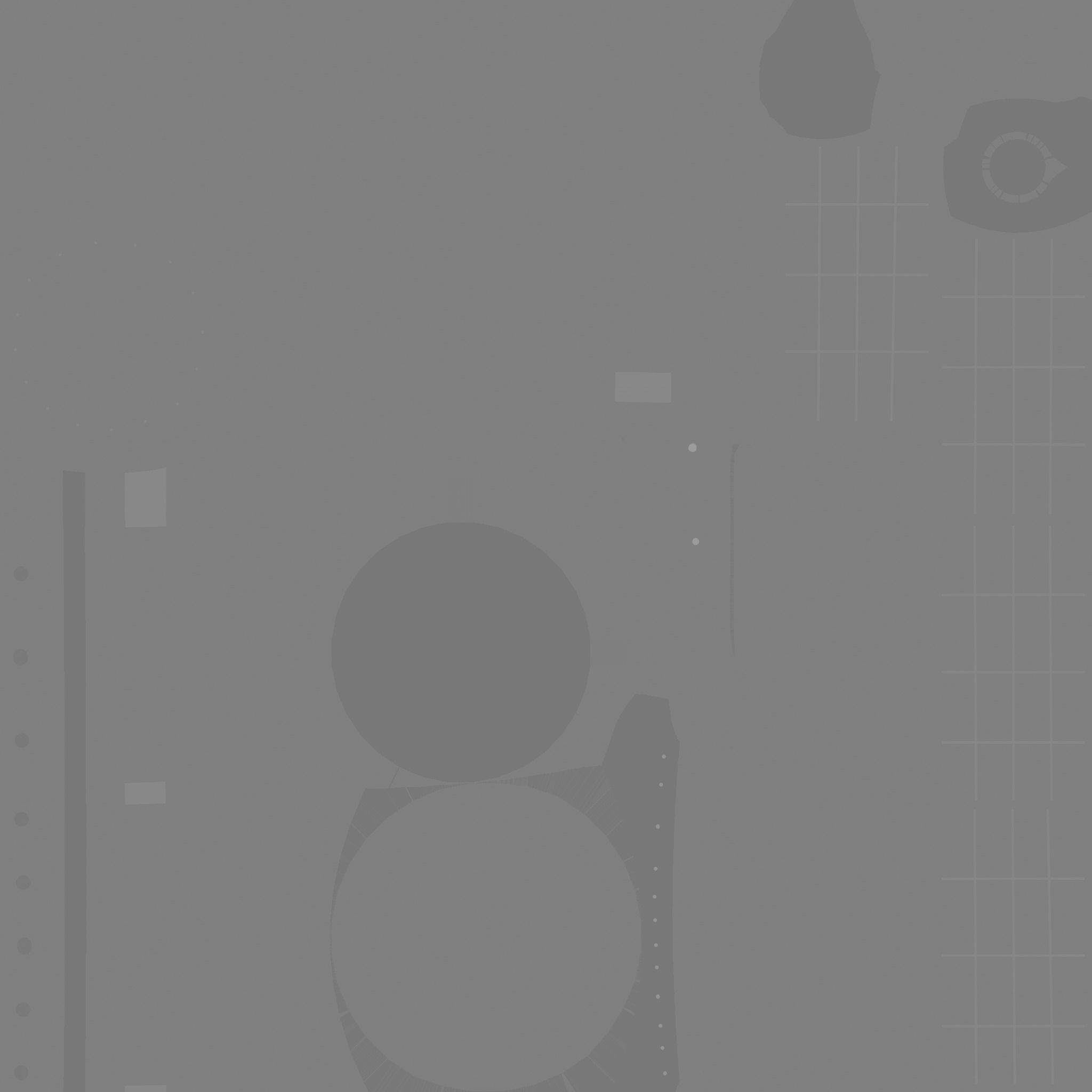 Satellite D09 USA - SciFi Space Design Low-poly 3D model_20