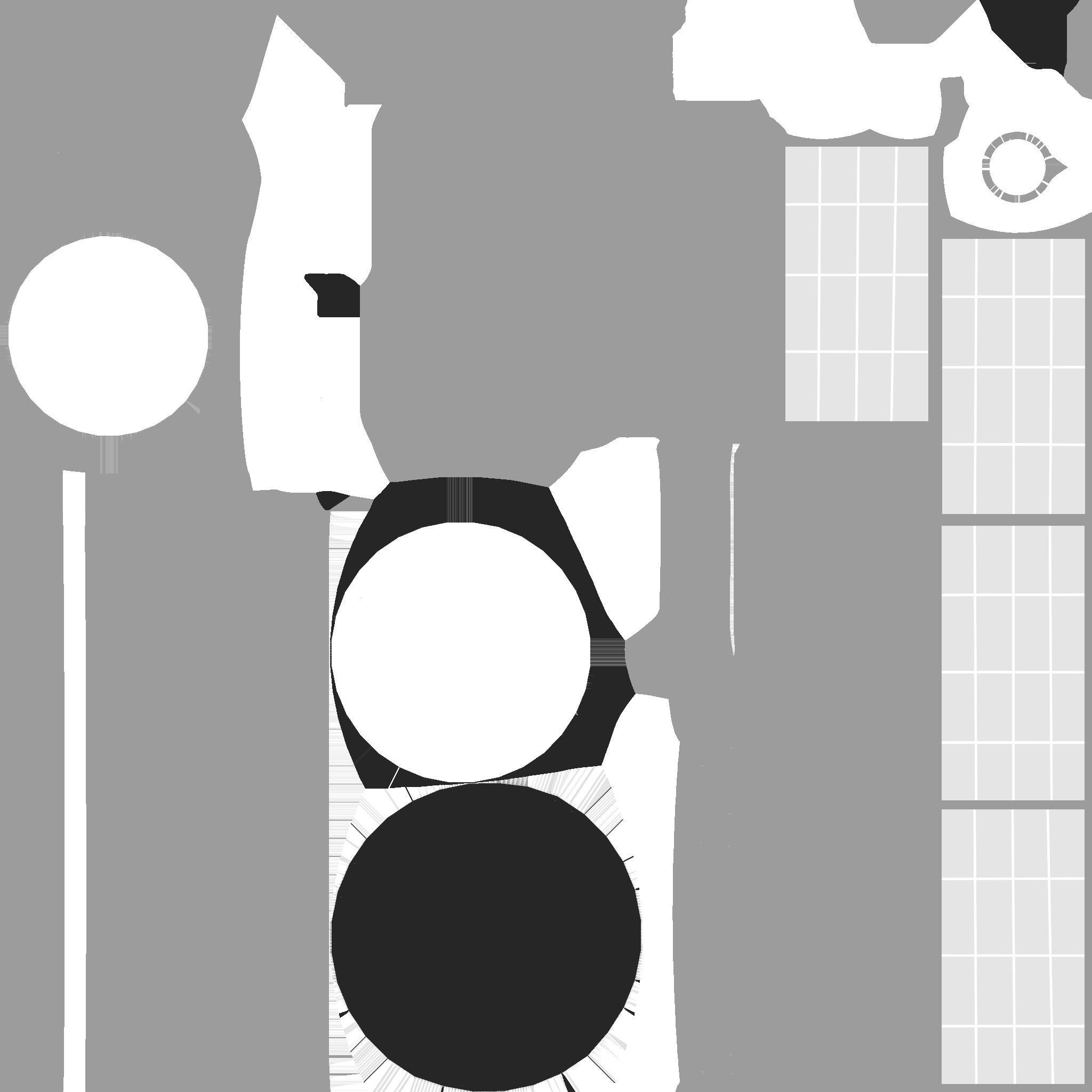 Satellite D09 USA - SciFi Space Design Low-poly 3D model_21