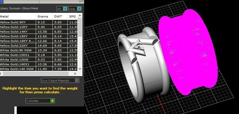 wedding ring 3D print model_4