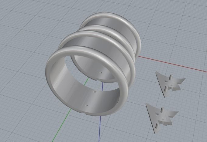 wedding ring 3D print model_10