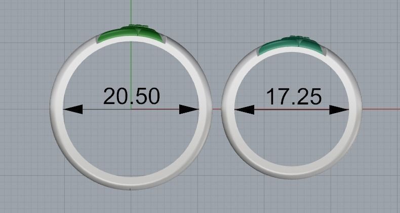 wedding ring 3D print model_6