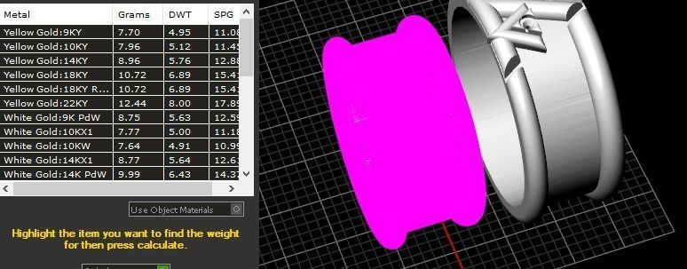 wedding ring 3D print model_3