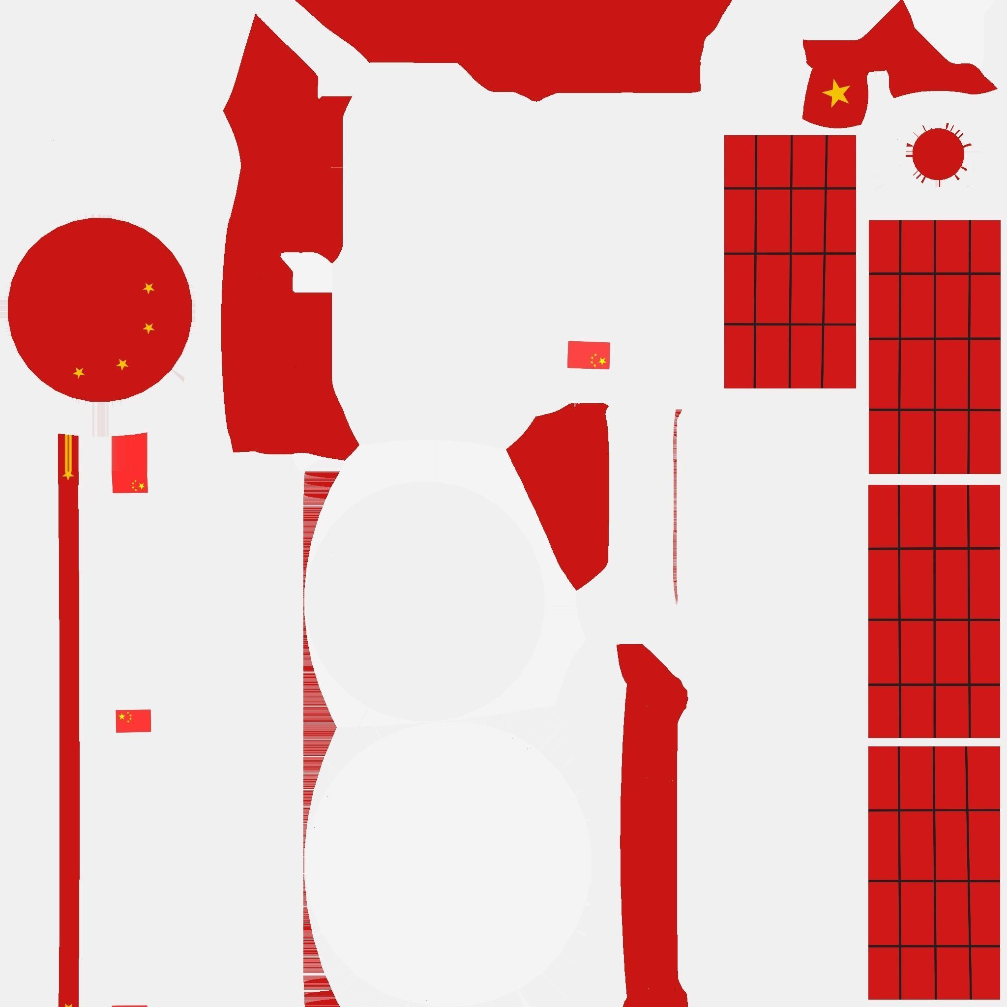 Satellite D10 China - SciFi Space Design Low-poly 3D model_18