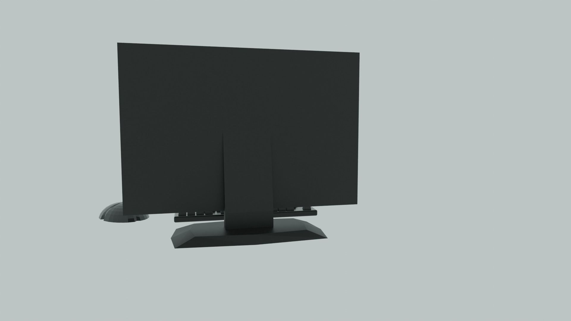 Simple computer Free 3D model_2