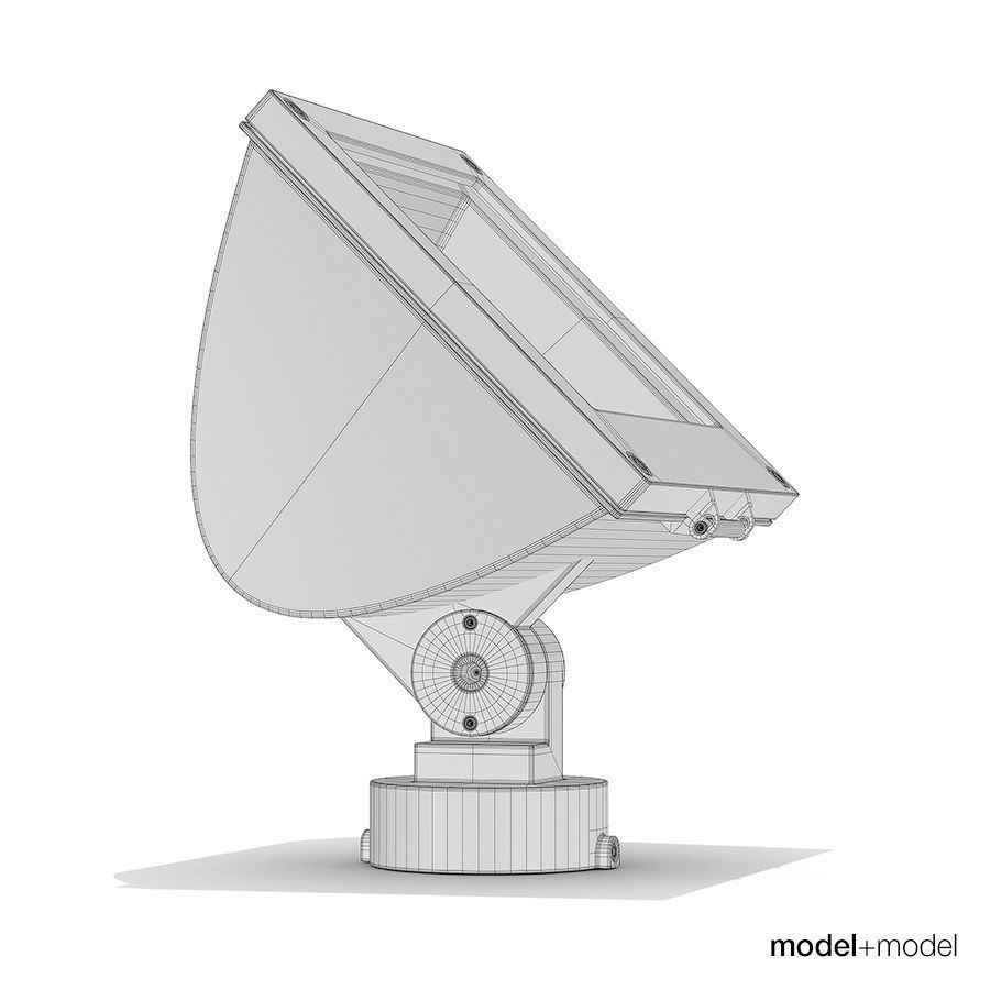 Projector Erco Focalflood 3D model_2