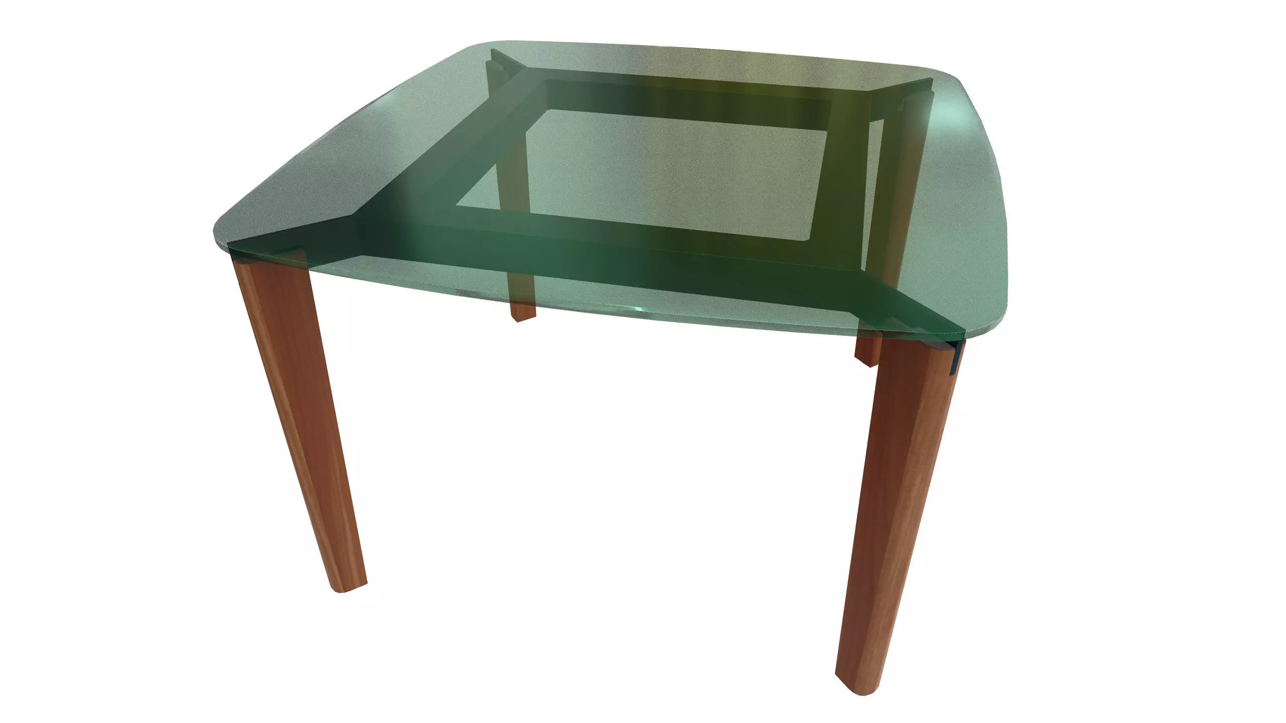 3D model Stylish Glass Table 3D Model VR VR / AR / low-poly | CGTrader