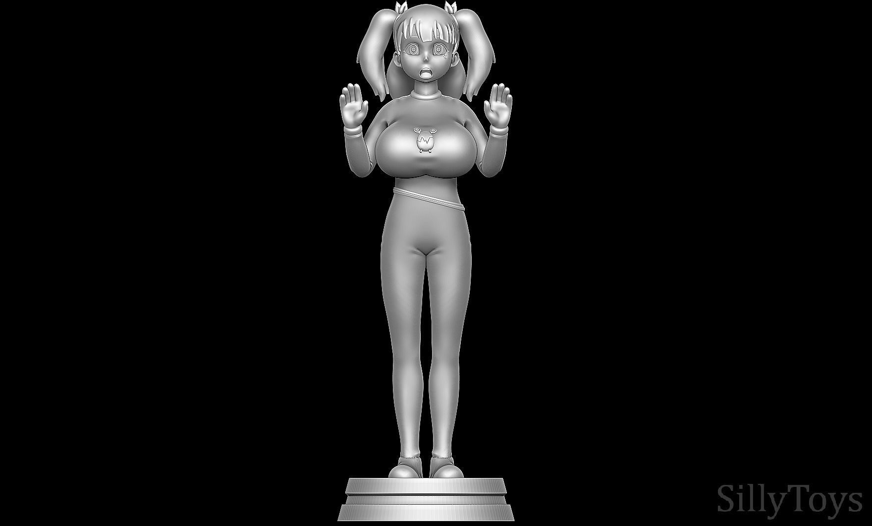 Nene fujinoki Yolkian outfit 3D print model_5