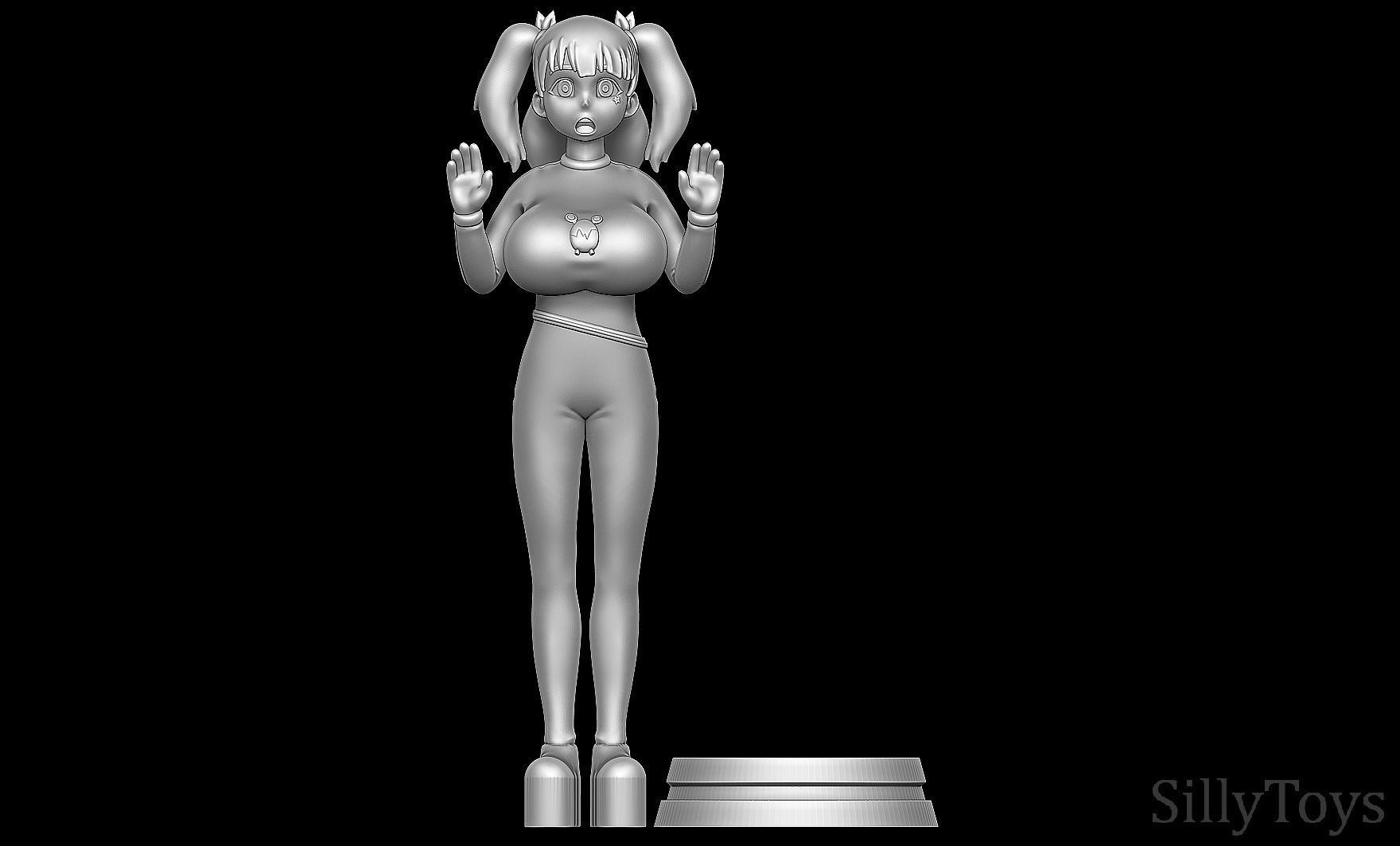 Nene fujinoki Yolkian outfit 3D print model_6