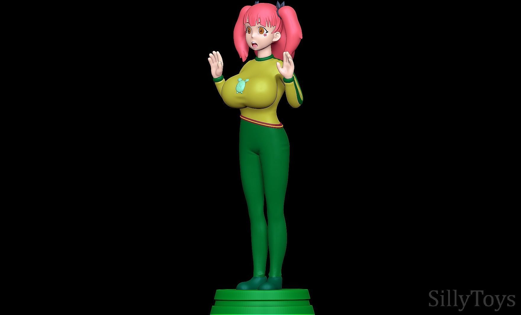 Nene fujinoki Yolkian outfit 3D print model_1