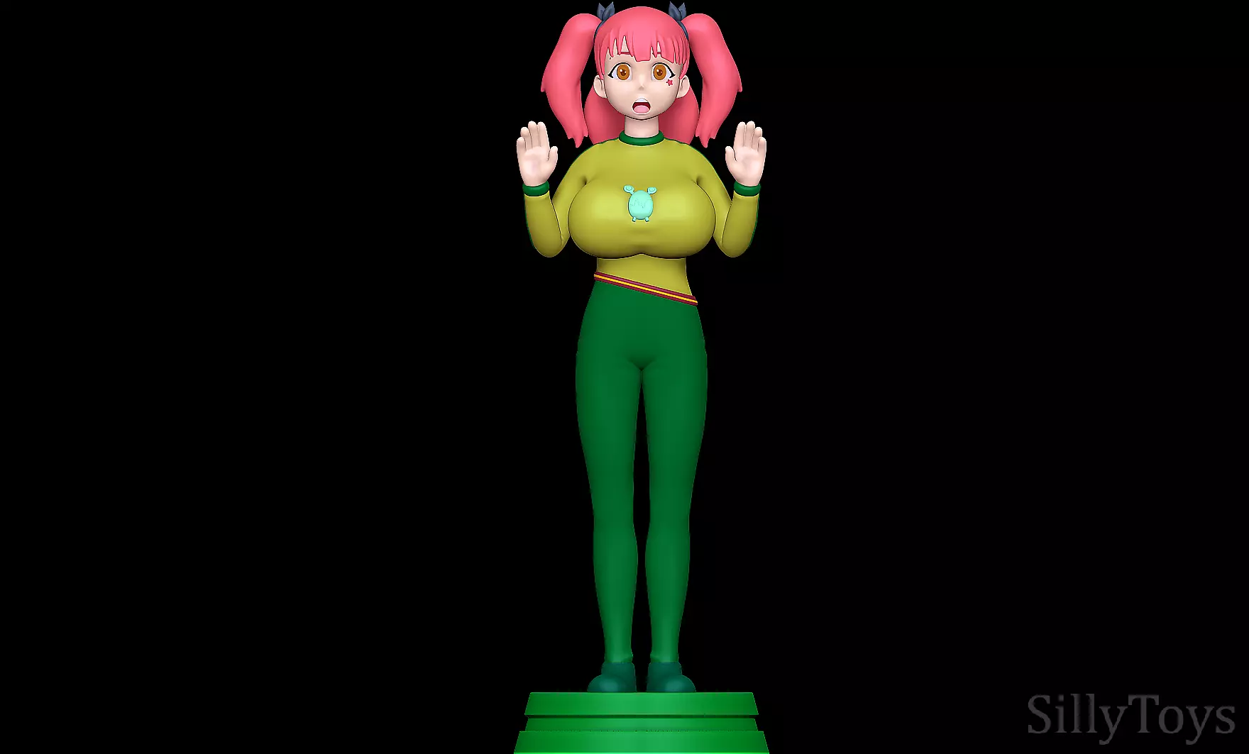 Nene fujinoki Yolkian outfit 3D print model_0