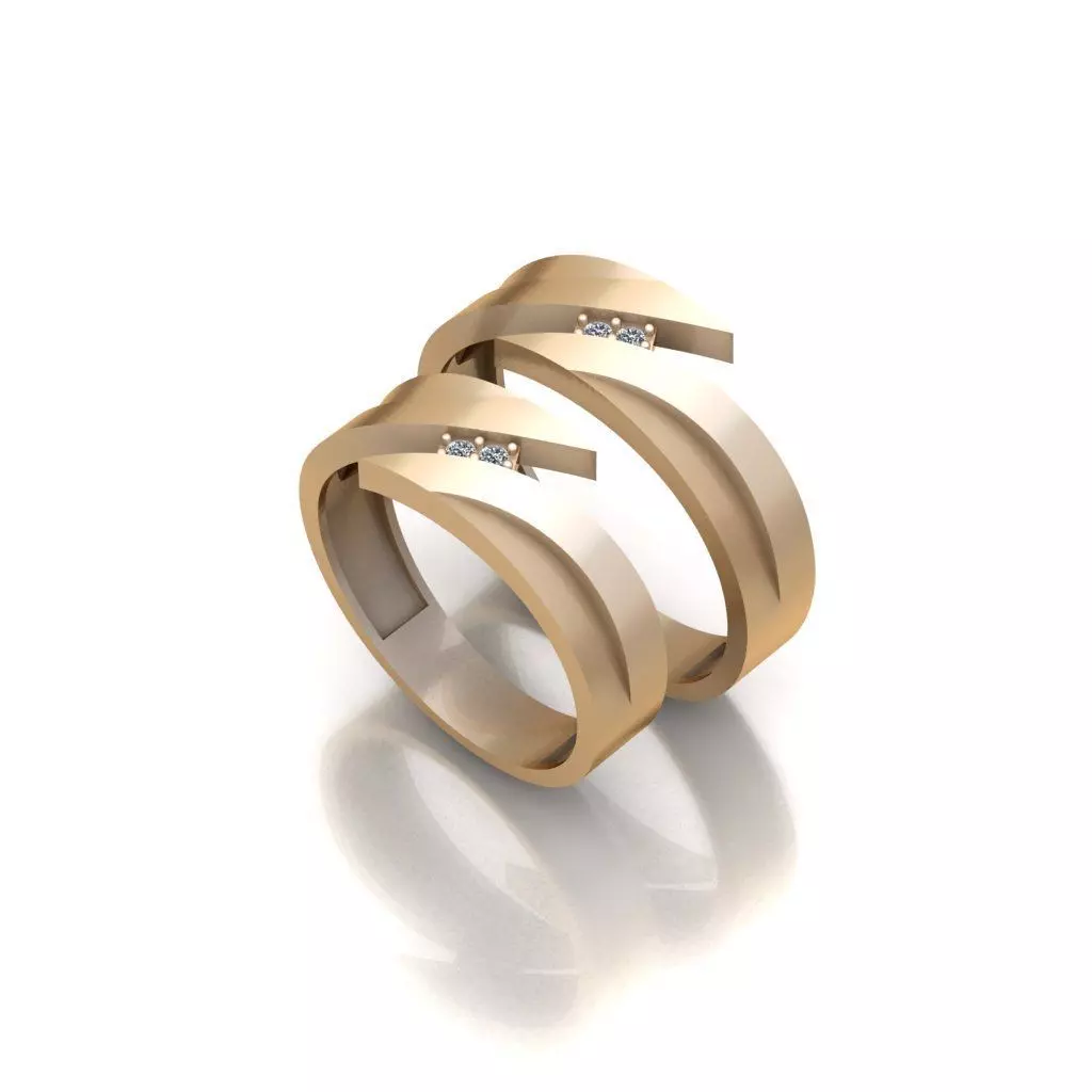 Ready to print jewelry engagement ring 3D print model_0
