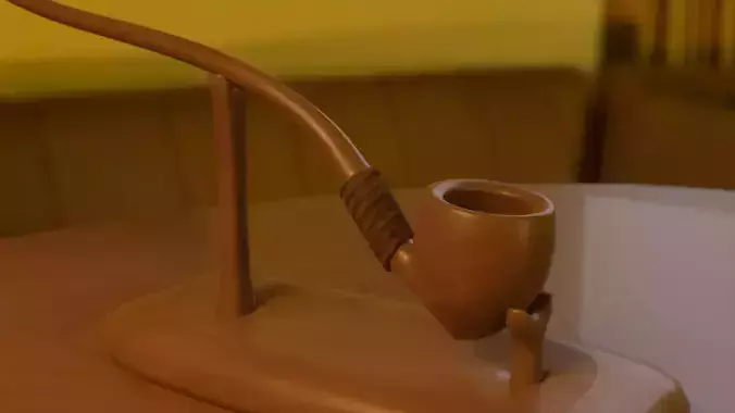 Traditional Hobbit Smoking Pipe