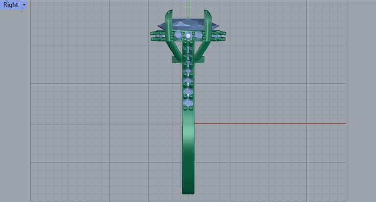 oval engagement ring 3D print model_5