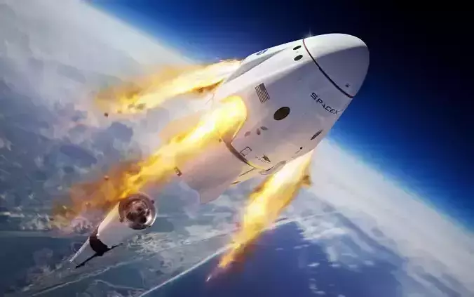 SpaceX Dragon Capsule 3D model