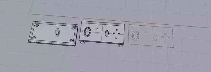 press mold with vector line fore wire cut 3D model