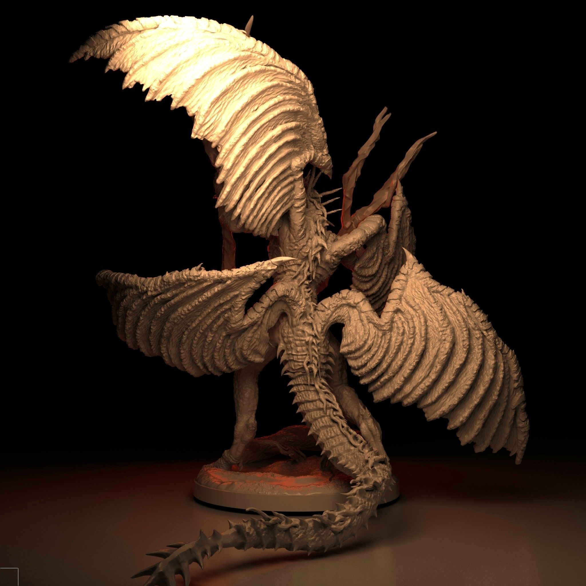 Lichdragon Fortissax 3D print model_11