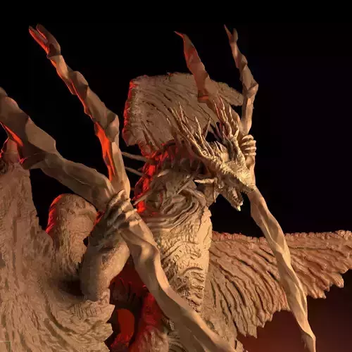 Lichdragon Fortissax 3D print model