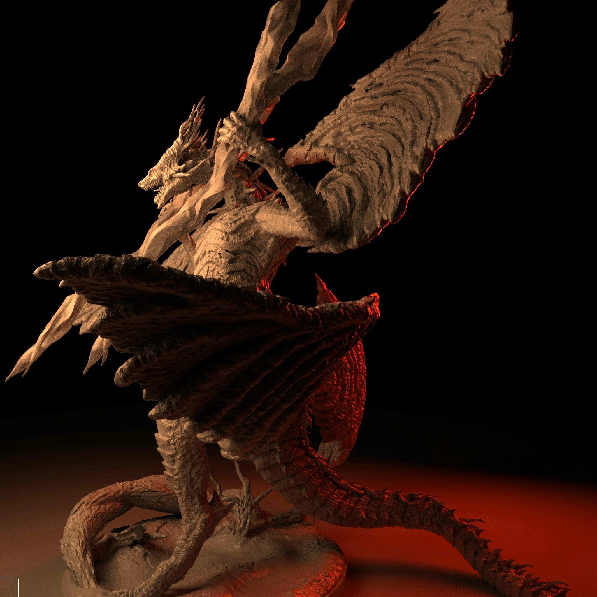 Lichdragon Fortissax 3D print model_10