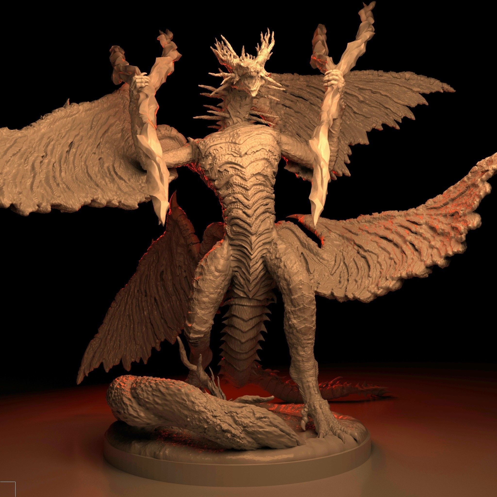 Lichdragon Fortissax 3D print model_12