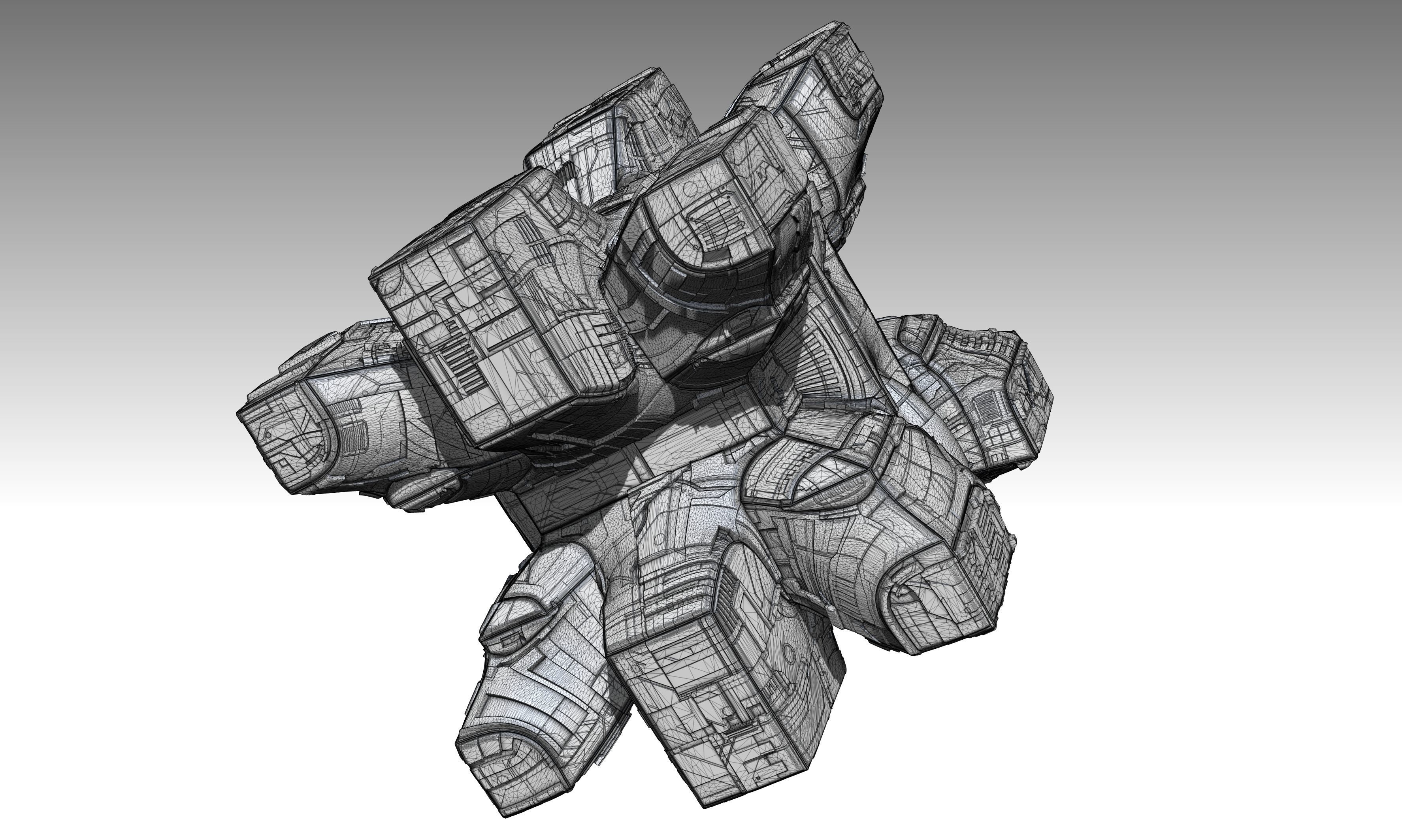 space equipment node 00164 3D model_15