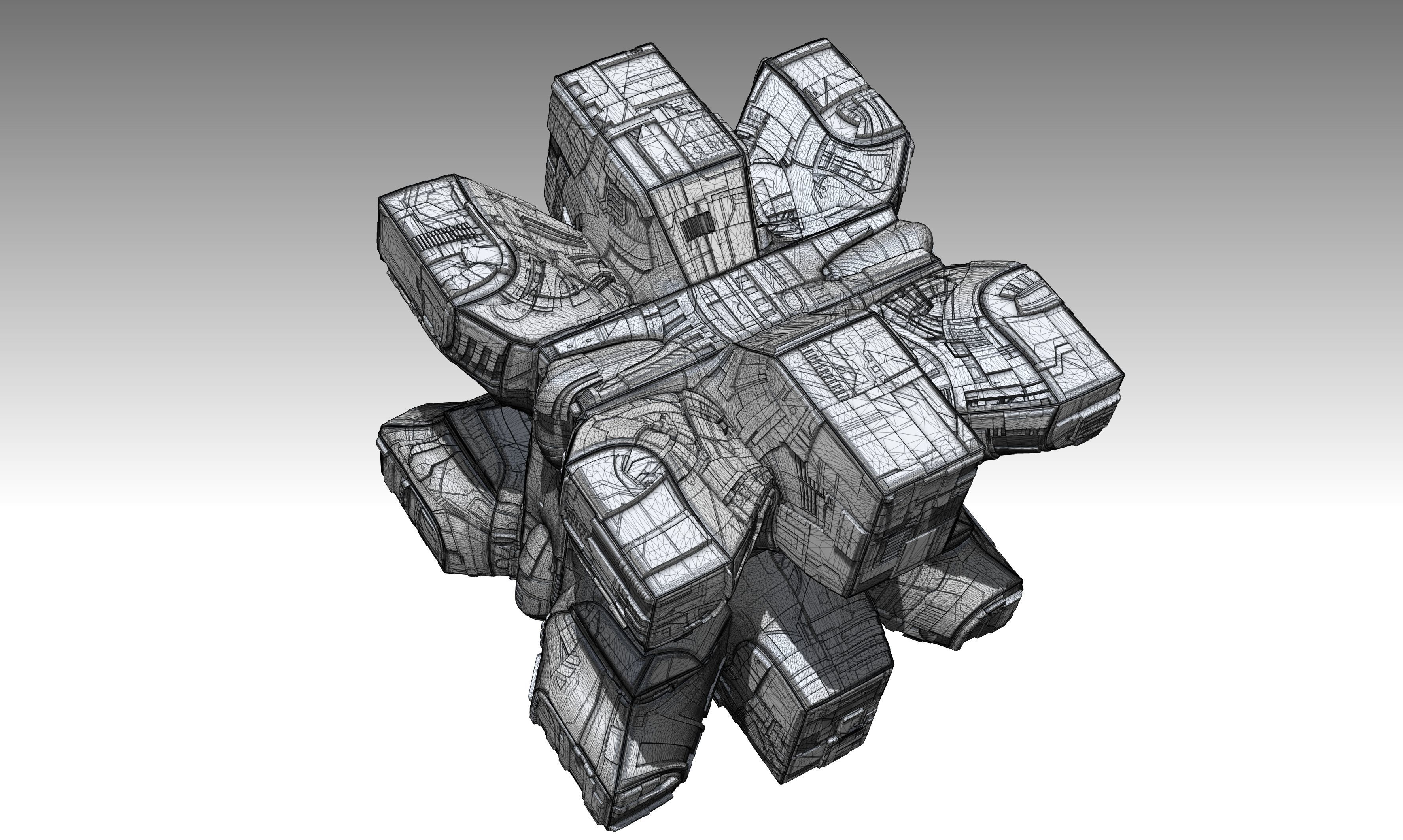 space equipment node 00164 3D model_12