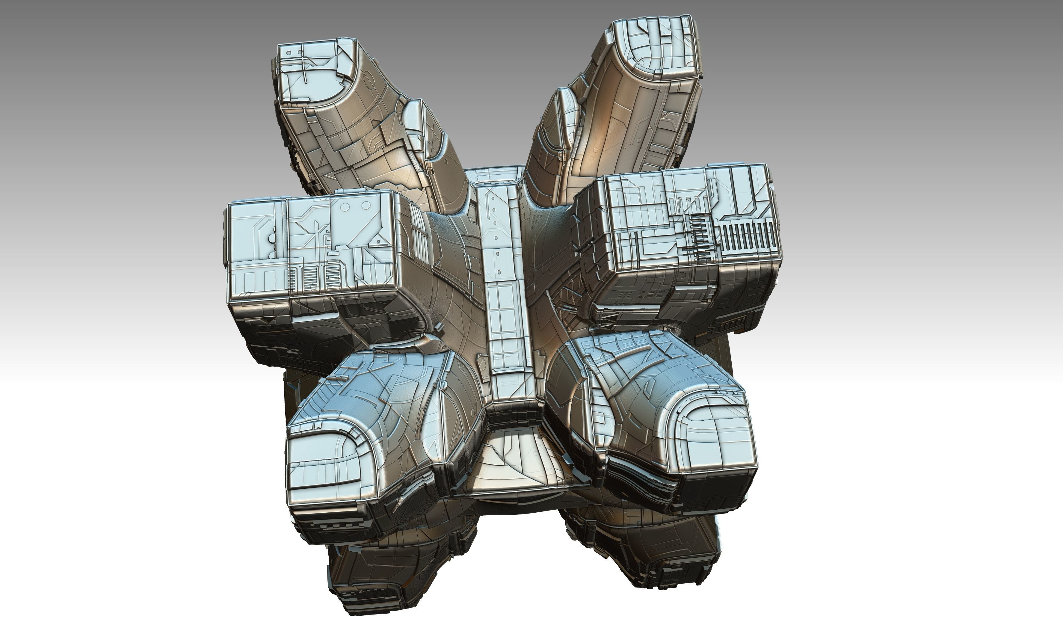 space equipment node 00164 3D model_4