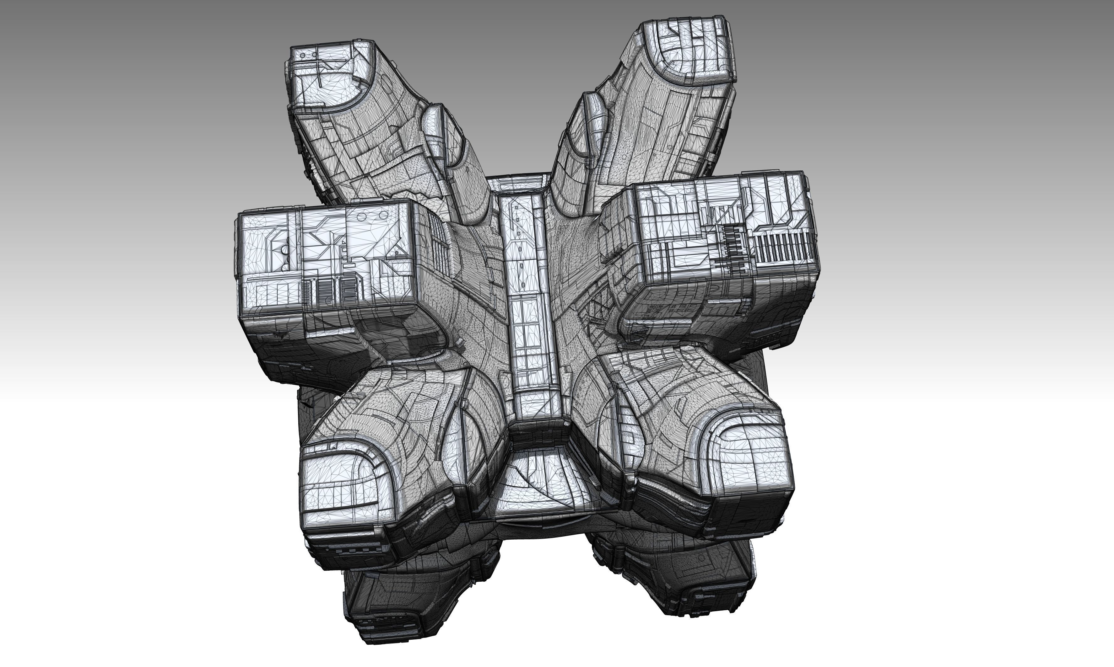 space equipment node 00164 3D model_6