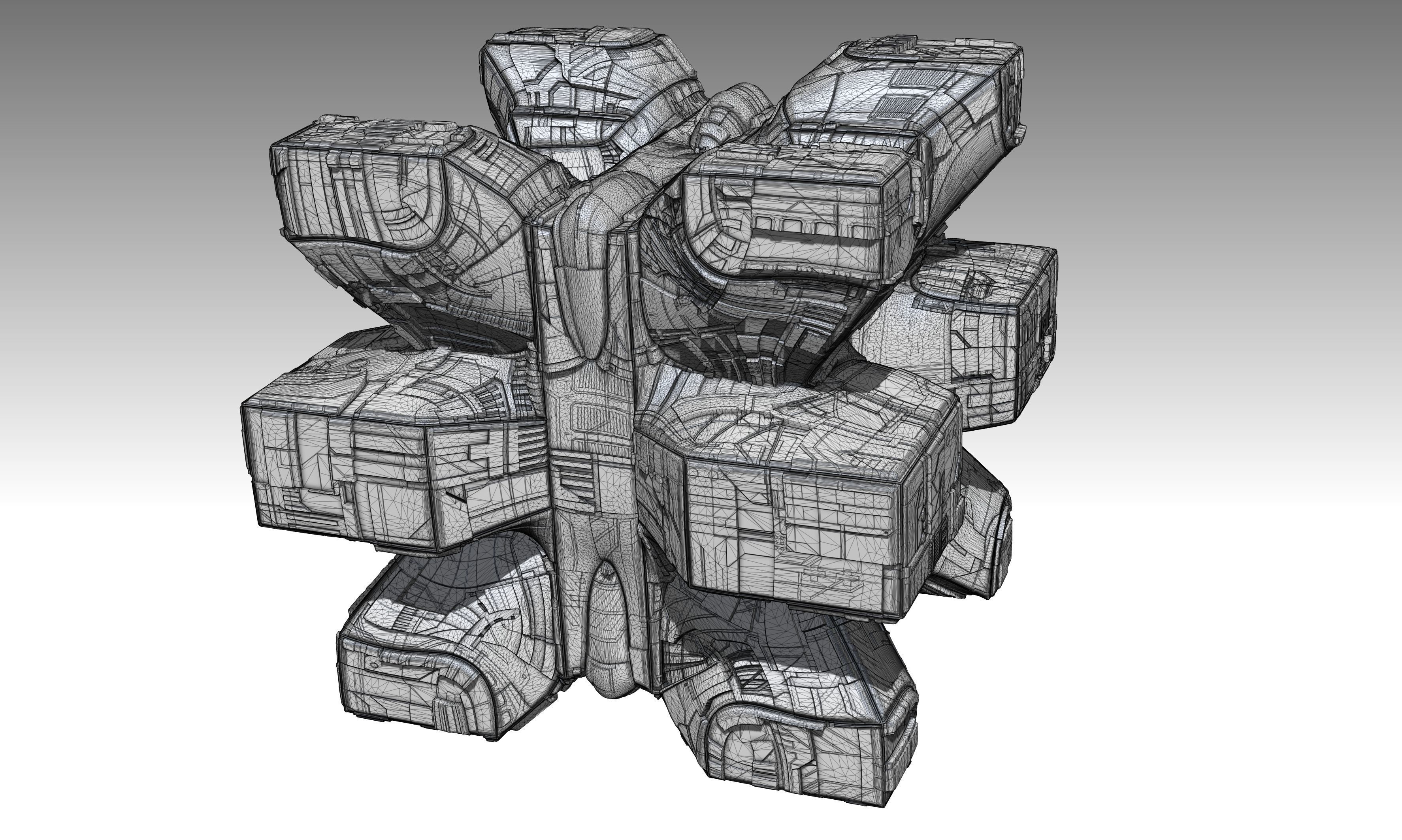 space equipment node 00164 3D model_3