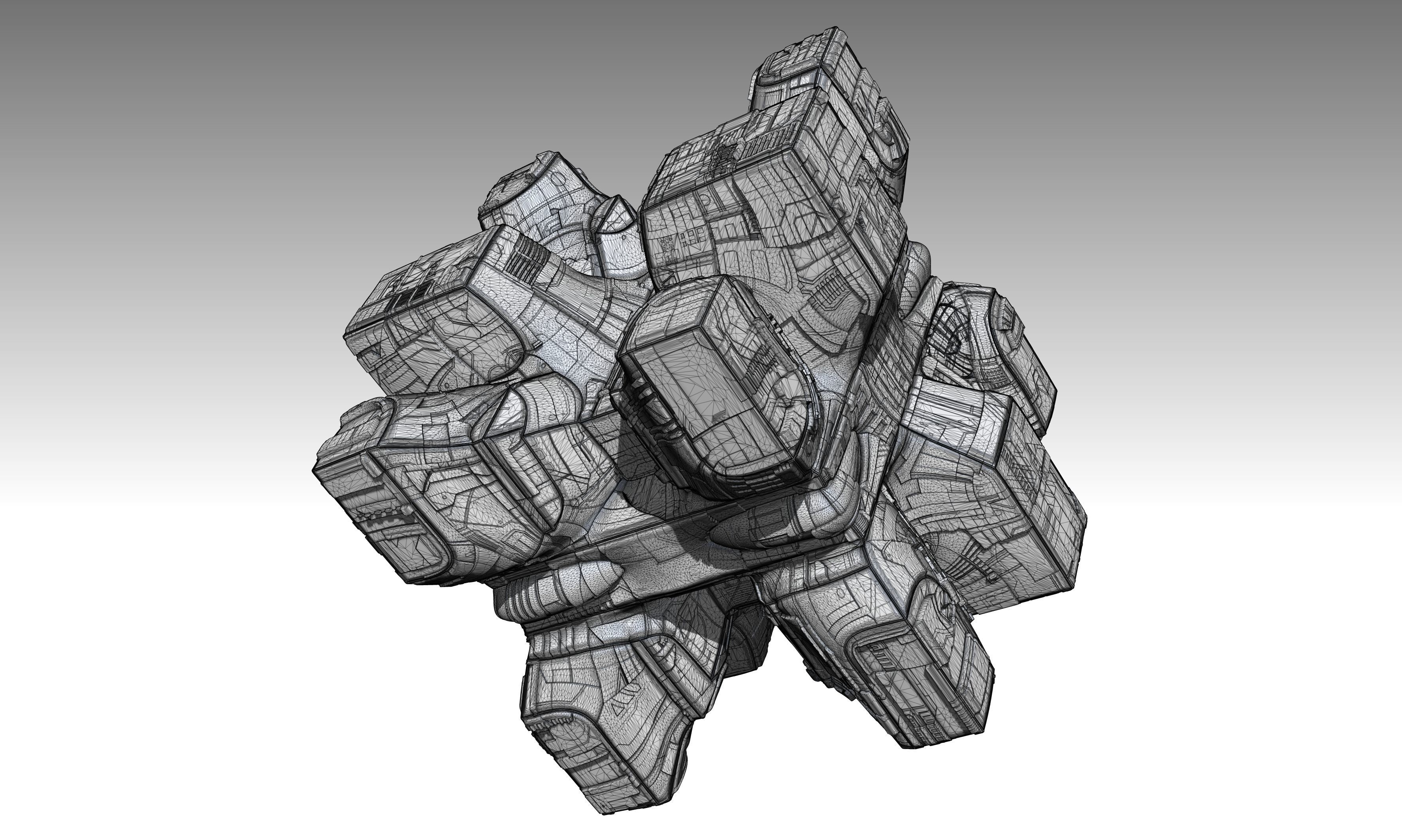 space equipment node 00164 3D model_9
