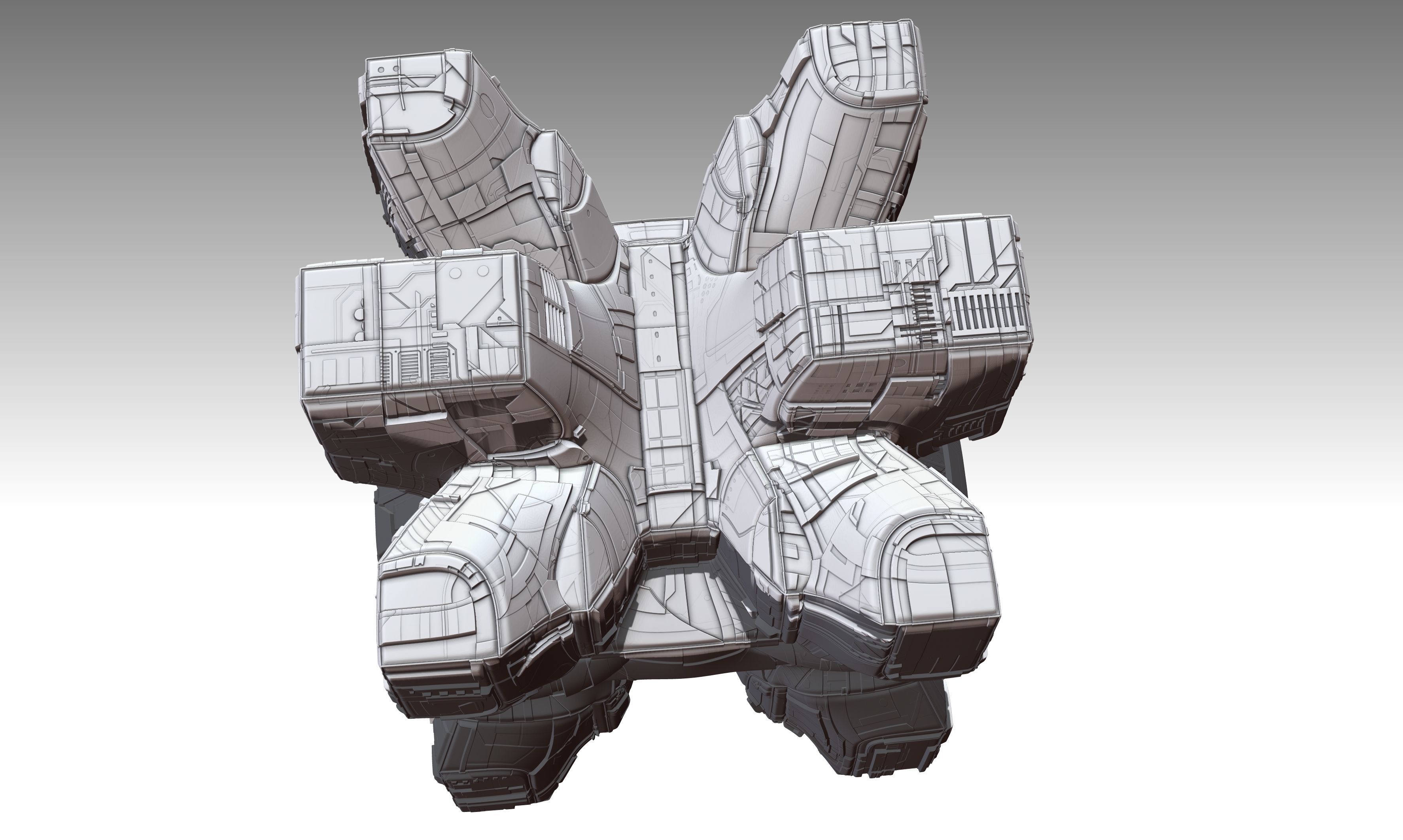 space equipment node 00164 3D model_5