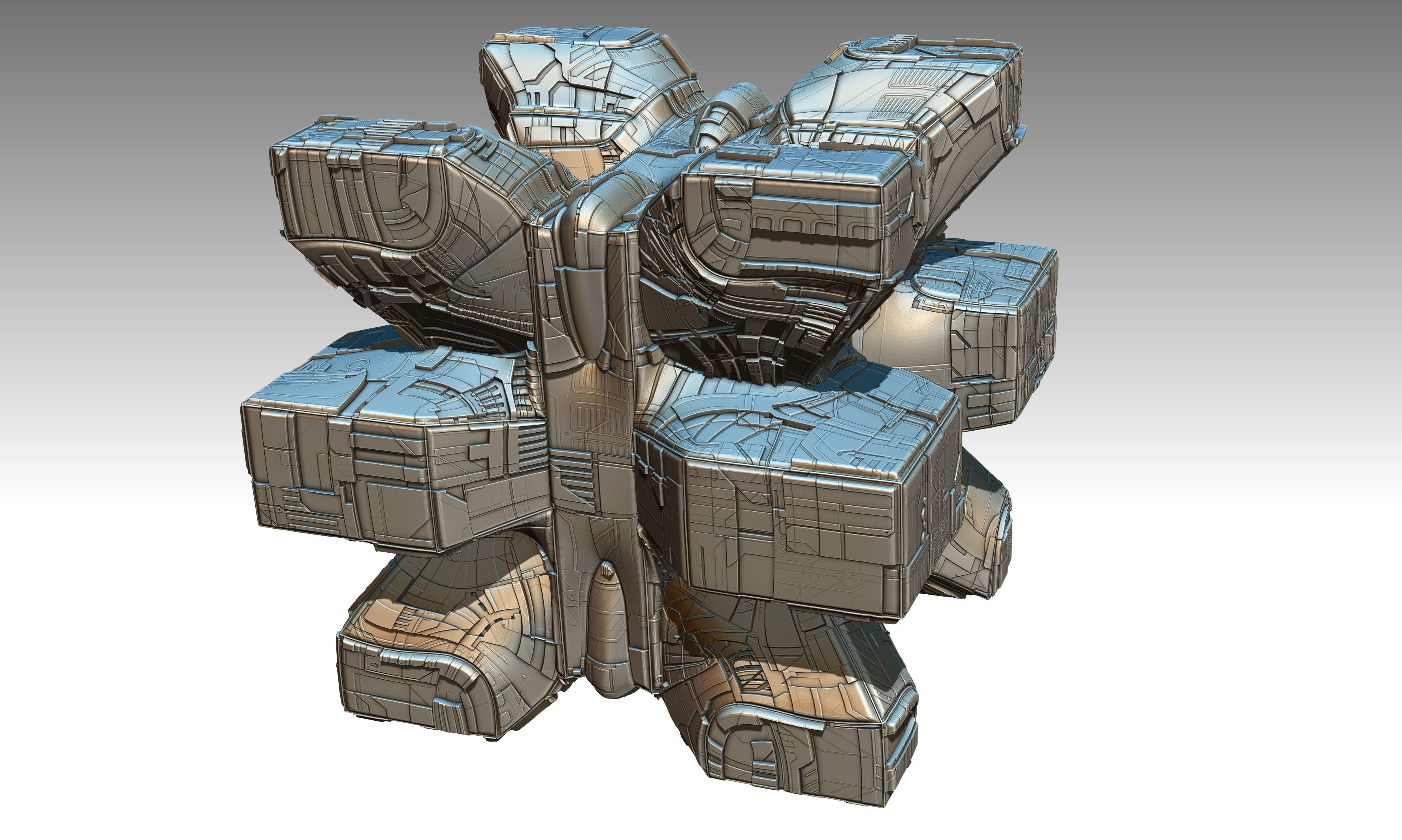 space equipment node 00164 3D model_1