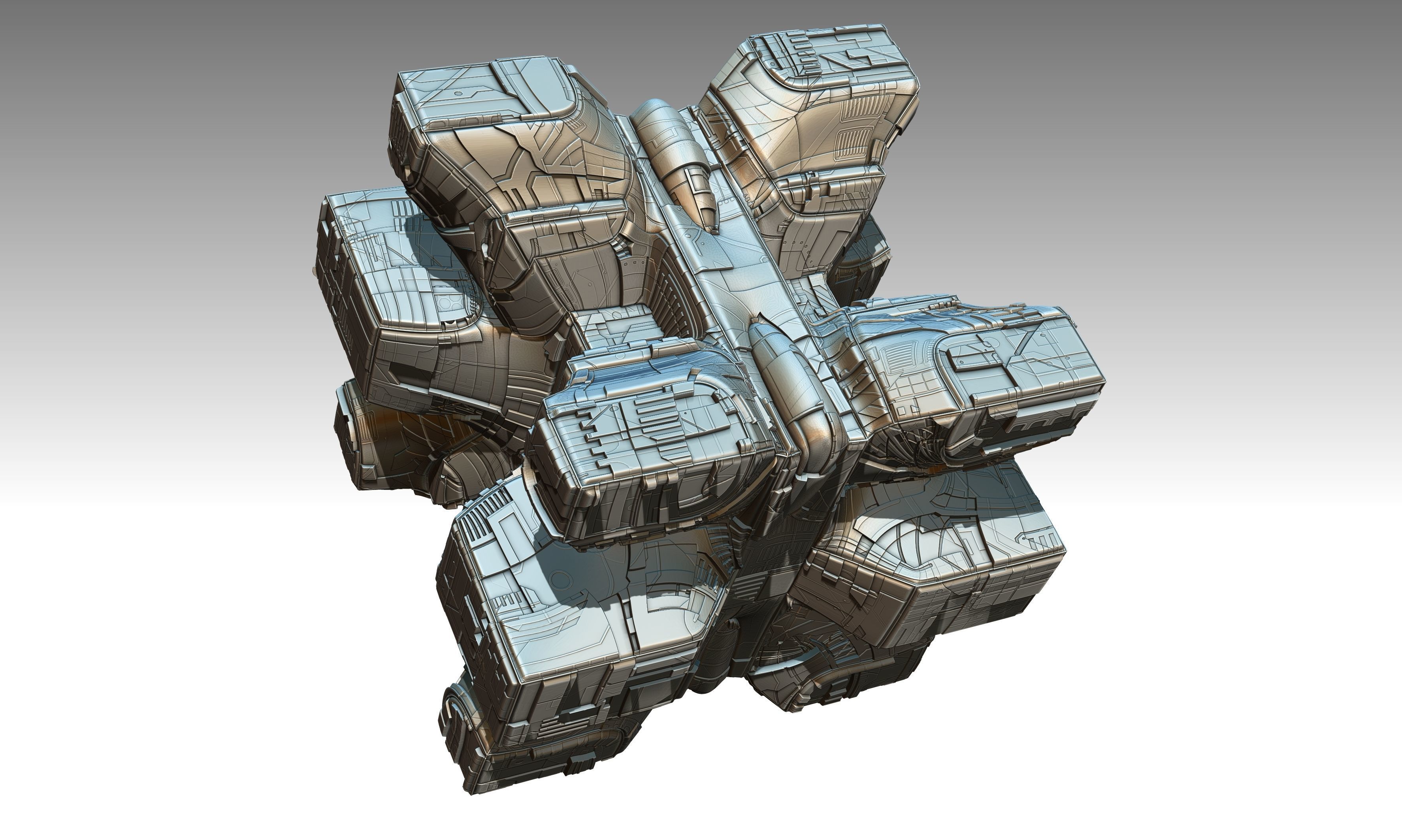 space equipment node 00164 3D model_16