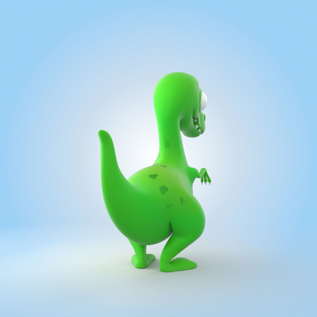 T-Rex dinosaur 3D model_2
