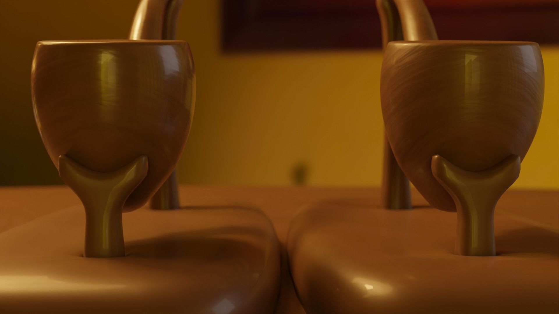 Hobbit Smoking Pipe Collection Low-poly 3D model_30