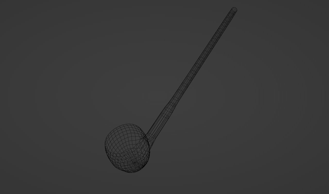 Hobbit Smoking Pipe Collection Low-poly 3D model_42