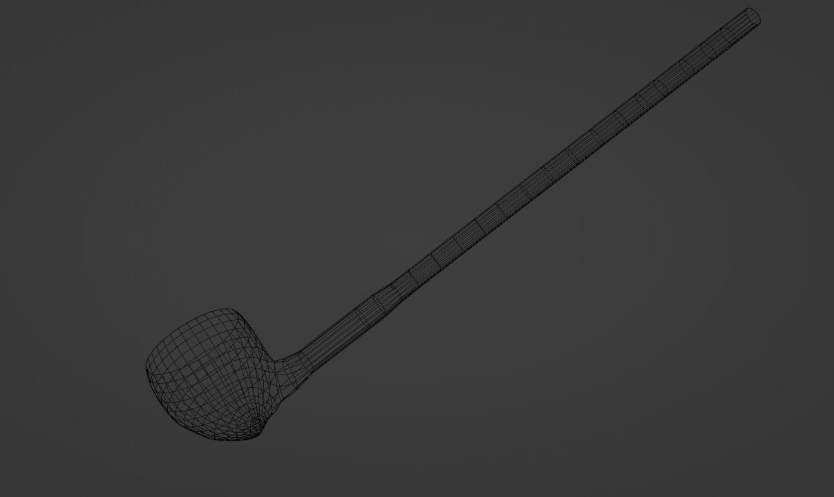 Hobbit Smoking Pipe Collection Low-poly 3D model_48