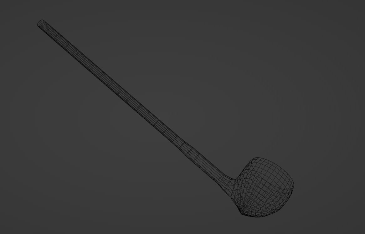 Hobbit Smoking Pipe Collection Low-poly 3D model_36