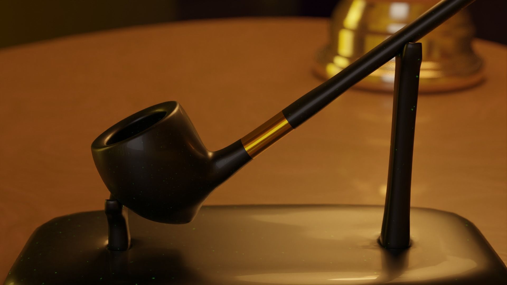 Hobbit Smoking Pipe Collection Low-poly 3D model_47