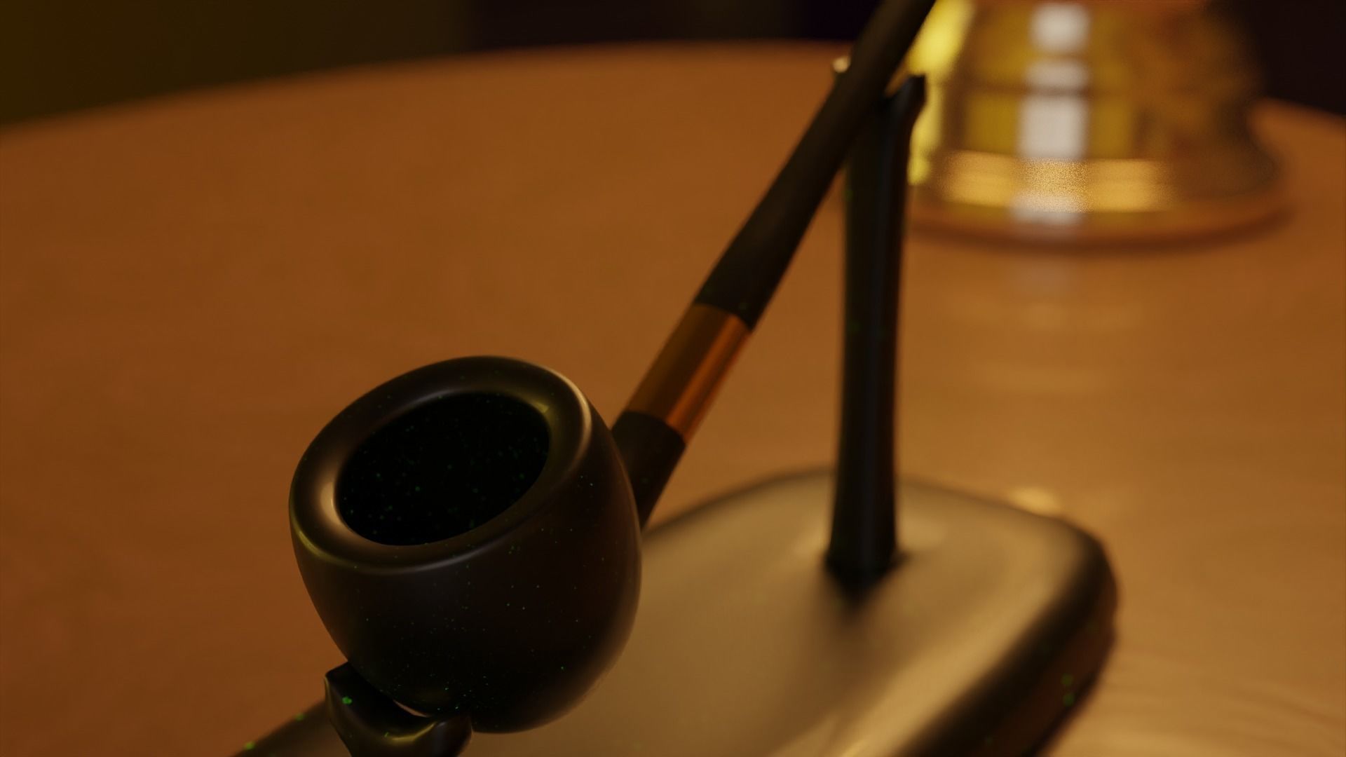 Hobbit Smoking Pipe Collection Low-poly 3D model_41