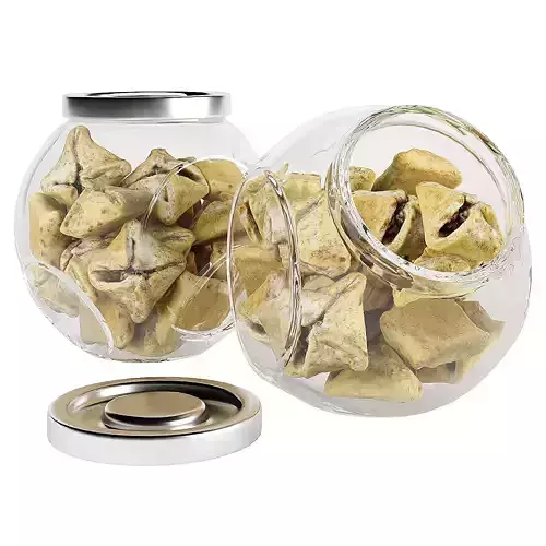 Glass jar cookie content 01