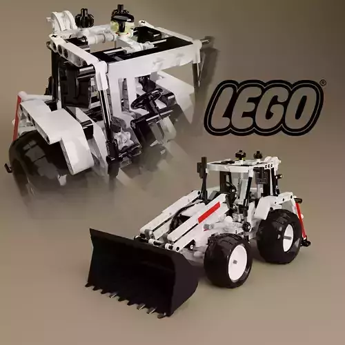  Lego Technic 8069 Backhoe Loader