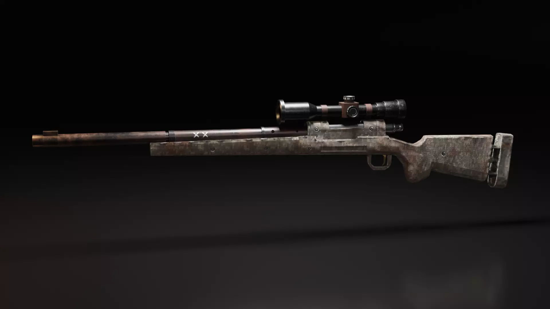 sniper m24 Low-poly 3D model