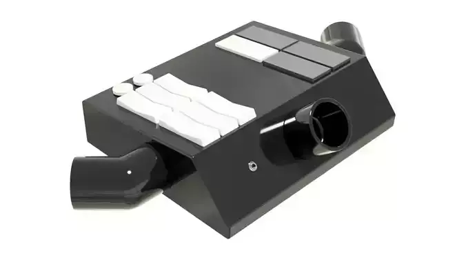 Star Wars - 181st Tie Pilot Type B Chest Box  3D print model
