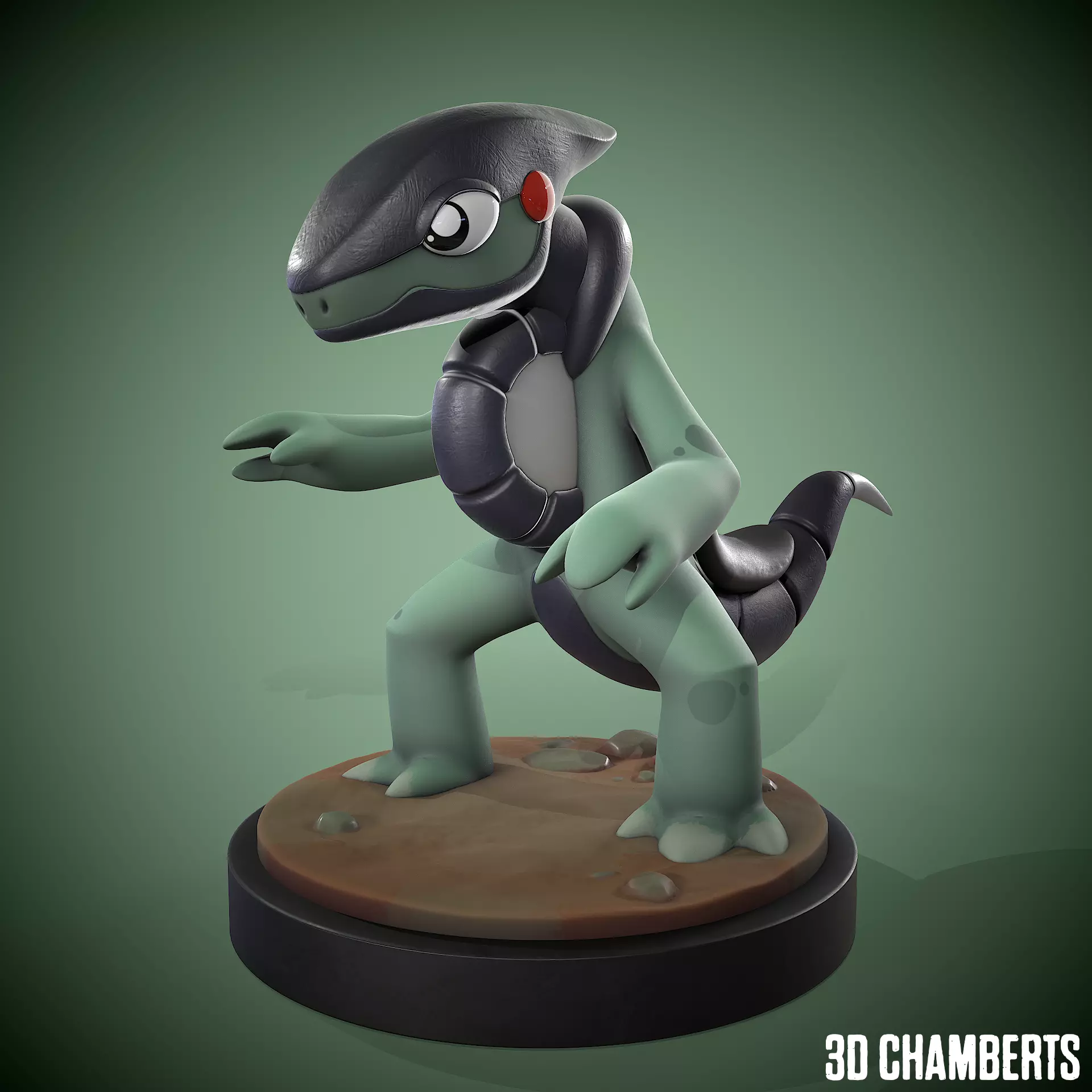 Pokemon Scarlet Pokemon Violet - Cyclizar STL 3D print model