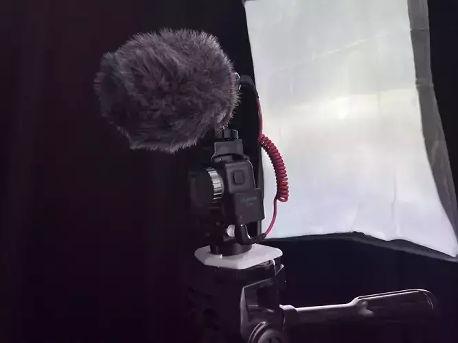 DJI OSMO ACTION - VELBON QB-5W ADAPTER CAMERA TRIPOD