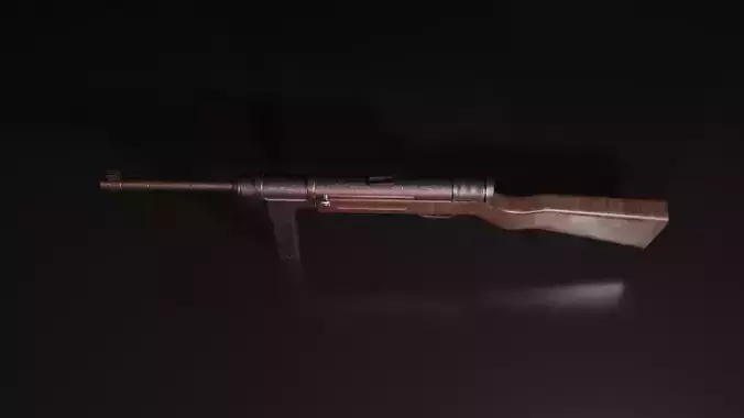 mp40gun wooden gun
