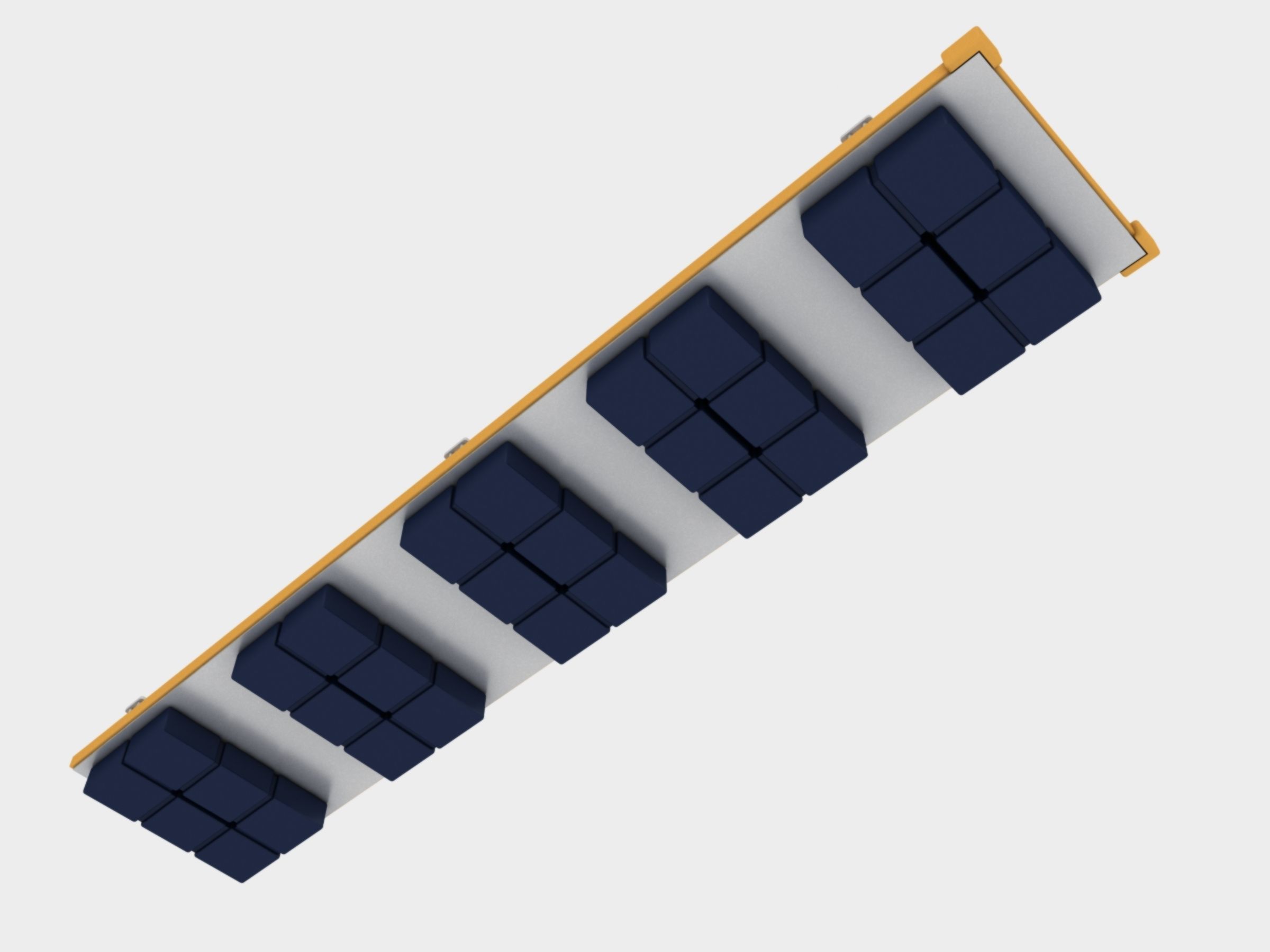 Floating Dock Low-poly 3D model_5